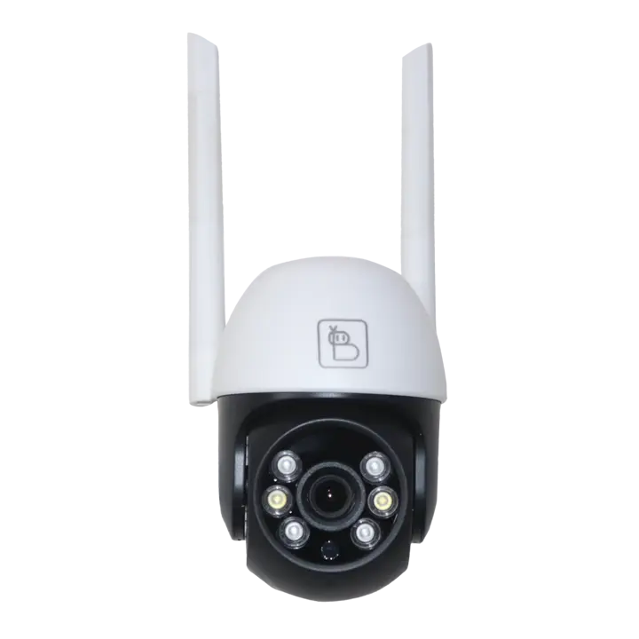 Baybot Live Outdoor - Weatherproof Wifi 360 ⁰ view camera with Colour Night Vision & Motion Activated Spotlight